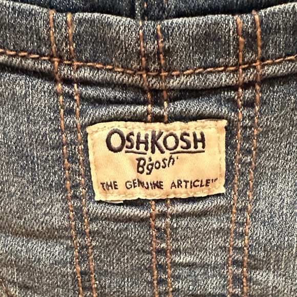 OshKosh B'gosh Blue Denim Overalls - Picture 2 of 4